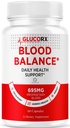 Glucorx Capsules - Glucorx Daily Health Support Advanced Formula Premium Ingredients Maximum Strength, All Natural Pills Support for Overall Health and Wellness, 60 Capsules for 1 Month