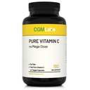 Mega Dose Pure Vitamin C 1000 mg 180 Easy-to-Swallow Veg Capsules by CGM Labs