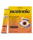 Neutonic Nootropic Focus Blend Powder | Peach Mango 16 Sticks | Caffeine Free, Zero Sugar | Support Memory, Mental Clarity, Cognitive Function | Boost Focus, Energy, Brain Health
