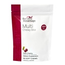 Bariatric Advantage Multi Chewy Bite - Soft Chew Multivitamin for Bariatric Surgery Patients - Chewable Multivitamin with Folic Acid, Vitamin D3 & More - Dark Cherry Flavor - 60 Count