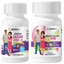 BariatricPal 30-Day Bariatric Vitamin Bundle Multivitamin ONE 1 per Day! Capsule with 60mg Iron Easy Swallow Calcium Citrate (600mg) and D3 Coated Tablets