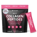 Collagen Powder for Women, Collagen Peptides Powder with Probiotics, Prebiotic Collagen Protein for Skin, Hair, Bone & Joint | 16-in-1 Sugar-Free Formula, Unflavored