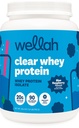 Wellah Clear Whey Protein Isolate Powder (Blue Raspberry) 30 Servings - 20g of Protein, 90 Calories, Sweetened with Stevia