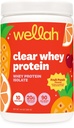 Wellah Clear Whey Protein Isolate Powder (Fruit Punch) 10 Servings - 20g of Protein, 90 Calories, Sweetened with Stevia