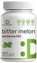 Bittermeloen met Berberine Supplement 15.000 mg per portie, 300 capsules 