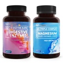 BioEmblem Triple Magnesium Complex & Digestive Enzymes for Muscles, Nerves, & Energ & Nutrient Absorption & Digestive Support