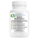 Active Multivitamin ADK Methyl B Complex - Quatrefolic Folate, P5P, Methyl B12, Vitamin D3 K1 K2 - Energy & Cellular Metabolism - Vegan, Non-GMO, Gluten-Free, Soy-Free - 60 Capsules
