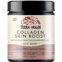 TERRA ORIGIN Collagen Hydrolyzed Peptide Powder | Supports Healthy Skin, Hair, and Nails | with Verisol and Vitamin C for Women and Men | Acai Berry