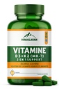 Divya Himalayan Plant Based Vitamin D3 K2 Supplement Support Bone & Heart Health Vitamin D3 & 90 mcg Vitamin K2 for Immune Support & Calcium Absorption - 60 Tablets 5000 IU