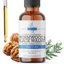 Pura Herba Wormwood and Black Walnut Organic Tincture, Liquid Drops for Digestive System Support (2 Fl Oz, Black Walnut & Wormwood)