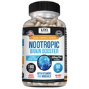 Kaya Naturals - Nootropic Brain Booster - for Memory & Focus - Brain Support Supplement - Focus & Concentration & Learning Accuracy - Cognitive Function - 180 Count (180 Count (Pack of 1)