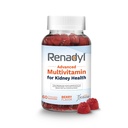 Renadyl Advanced Multivitamin Gummy for Kidney Health | Optimized Levels of Essential Vitamins and Minerals | 60 Chewable Gummies | Berry Flavored | Made in USA