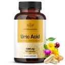 HERBAMAMA Uric Acid Cleanse Capsules - 1200mg Uric Acid Support Formula with Tart Cherry, Milk Thistle & Celery Root - Vegan, Non-GMO Supplement