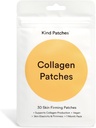 Kind Patches Collagen Patches - Skin Firming with Vitamin C, Amino Acids - Nature's Hyaluronic Acid for Hydration, Healthier Hair and Nails - 30 Count
