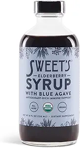 Vlierbessen Siroop met blauwe Agave 