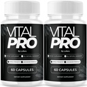 (2 Pack) Vital Pro Capsules, VitalPro Supplement For Men with Advanced Maximum Strength, Premium Wellness Formula For Overall Health All-Natural Ingredients Performance & Energy Support Pills (120 ct)
