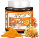 HERBOGNIC Kurkuma Mos Gummies - Natuurlijke Dieet en Kruidensupplement voor huid en energie Ondersteuning met Zeemos, Boost Immune System - 60 Gummies