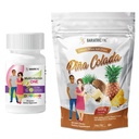 BariatricPal 30-Day Bariatric Vitamin Bundle (Multivitamin ONE 1 per Day! Iron-Free Capsule and Calcium Citrate Soft Chews 500mg with Probiotics - Piña Colada)