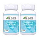EZ Melts Calcium & Magnesium - Daily Supplement for Heart, Bone, Immune & Brain Health - with Vitamin D3 - Non-GMO & Vegan - Strawberry Smoothie - 120 Dissolvable Tablets (60 Servings)