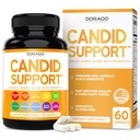 Candida Cleanse Detox (60 Count) Advanced Candida Cleanse Supplement with Probiotics Herbal Blend Extracts 11-in-1 for Women and Men Non-GMO , Third Party Tested , Gluten free & Made in USA