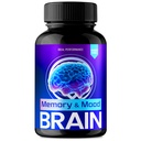 Brain Memory and Mood Capsules, Memory and Mood Brain Supplements for Brain Health & Memory Support Pills - Maximum Strength, Advanced Nootropic Pills, Memory and Mood Support Reviews (60 Capsules)
