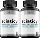 Sciaticyl Capsules – Sciaticyl Advanced Supplement Natural Blend Formula to Maintain Healthy Levels and Extra Strength (2 Pack - 120 Capsules)