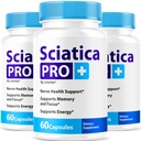(3 Pack) Sciatica Pro Plus Capsules - Sciatica Pro+ Capsule Support Advanced Formula, SciaticaPro Plus Pills All Natural Vitamin Premium for Welness & Overall Health, 180 Capsules for 3 Months