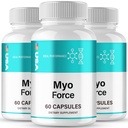 MyoForce Prime Capsules, Advanced Myo Force Prime Supplement Pills - Maximum Strength, All Natural Performance, Stamina & Energy Support, MyoForce Overall Wellness Formula Reviews (3 Pack)