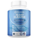 Rosabella 15 Day Cleanse – Full Body Detox & Colon Cleanse for Men & Women – Gut Cleanse Detox Pills for Digestive Health & Bloating Relief – Doctor-Formulated, Non-GMO, 30 Vegan Capsules