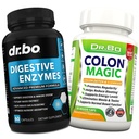 Digestive Enzymes Colon Cleanse Detox - Natural Bowel Cleanser Pills for Intestinal Bloating & Fast Digestive Cleansing for Bloating Relief for Women & Men - Daily Constipation Relief Gut Supplement