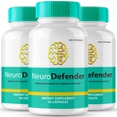 Neuro Defender Brain Supplements for Memory and Focus Capsules NeuroDefender Advanced Formula Brain Health Support Pills, Extra Strength Nootropics Neuro Defender All Natural Reviews (3 Pack)
