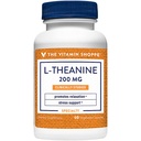 The Vitamin Shoppe L-Theanine 200MG - Calm Focus, Stress Support & Relaxation, Amino Acid from Green Tea (60 Capsules)
