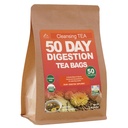 Cleansing Tea with Senna Leaves, Loose Leaf Herbal Tea, Cleanse and Detox, 50 Tea Bags