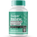 Sugar Renew Capsules, Sugar Renew Overall Health and Wellness Supplement Pills - Maximum Strength, SugarRenew Caps All Natural Formula Pills, SugarRenew Advanced Health Support Reviews (60 Capsules)