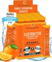 KEY NUTRIËNTEN Elektrolyten Poederverpakkingen - Tangy Orange 40 Pack Hydration Packets - Travel Hydration Powder - No Sugar, No Calories, Glutenvrij - Made in USA