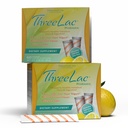 Global Health Trax ThreeLac Lemon Probiotic Drink Mix for Digestive Health - Advanced Probiotic Powder Formula for Men, Women, and Kids - Immune Support & Gut Balance, Non-GMO - 120 Packets