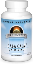 Bron Naturals Serene Science, GABA Kalm snel oplossen Pepermunt smaak - 120 Lozen