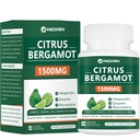 Citrus Bergamot 1500mg with Hesperidin, Diosmin, Resveratrol, Vitamin D3, K1 & K2 - Bergamot Supplement 60 Veggie Capsules