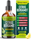 Citrus Bergamot Extract 25:1 Liquid Drops – Vegan, Gluten-Free – Comparable to Resveratrol and Berberine Supplement – 1000mg Bergamot Supplement for Heart Wellness and Metabolic Support (Citrus,60mL)