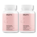 mars by GHC BurnMax Capsules with Psyllium Husk, Green Tea Extract, Moringa & Dandelion Root, High Fibre Wellness Formula, Pack of 2