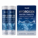 Hydrogen Water Tablets, Molecular Hydrogen Supplement for Cognitive Function & Energy, Create Water with Refreshing Hydration, 2 Bottles (100 Tablets Total), Upgraded Packaging Version