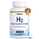 NEW Hydrogen Water Tablets with Magnesium - 120 Tablets Fast-Dissolving H2 Molecular Hydrogen Supplements for Brain Health, Cognitive Function, Energy & Metabolism Support 1Pack