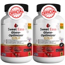 Sweet Ease Glyco Optimizer Gold All Natural Formula to Maintain Healthy Levels, Maximum Strength Daily Formula Blood Reviews (2 Pack - 120 Capsules)