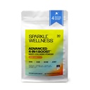 Sparkle Wellness Advanced 4-in-1 Boost | Clinically Tested Multi Collagen Powder with VERISOL, FORTIBONE, FORTIGEL, TENDORFORTE with HA and Vitamin C | Skin, Bone, Joint Health | Orange