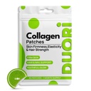 DUORI Collagen Patch - Skin Firmness, Hair & Nails Support - Youthful Glow - Vitamin C - Hyaluronic Acid - Resveratrol - Biotin - Gotu Kola Extract - Vegan Daily Hydration Patch - 30 Patches