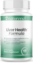 Liver Health Formula – Daily Liver Support with Milk Thistle, Beetroot, Artichoke, Dandelion, Chicory, Yarrow, Jujube I Advanced Dietary Supplement | Non-GMO, Made in USA, GMP Certified (1)