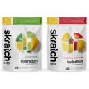 Skratch Labs Hydration Sport Drink Mix Bundle | Lemon Lime and Strawberry Lemonade | 20 Servings | Electrolyte Replacement Powder | Keto Friendly, Non-GMO