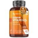WeightWorld Vitamin D3 4000 IU (100mcg) for Bone Strength, Muscle Health & Immune Support | 400 Days Supply | Vegan D3 Vitamin (Cholecalciferol) from Lichen | 400 VIT D3 Tablets, Non-GMO, Gluten-Free