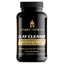 Clay Cleanse Calcium Bentonite Clay Detox Plus - 90 450 mg Food Grade Veggie Pills Capsules for Effective Detoxification | Gut Colon Liver Toxin Natural Cleanse Flush | Maximum Absorption