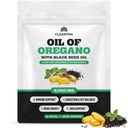 Oil of Oregano with Black Seed Oil – Softgels for Gut, Immune & Antioxidant Support – 6000mg